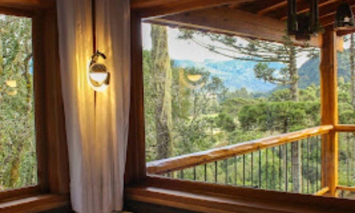 Urubici Cabin | Cozy couple's cabin with hot tub, air conditioning and heating