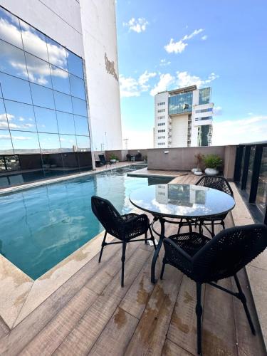 Plano Diretor Sul Apartment | Davisis Apto de Luxo, Piscina, Academia e Sauna