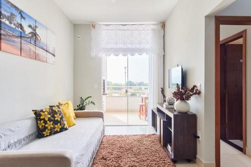 Estufa I Apartment | Dois Quartos, Sacada com Churrasqueira, a 400 MTS do Projeto Tamar e 800 MTS do Aquário