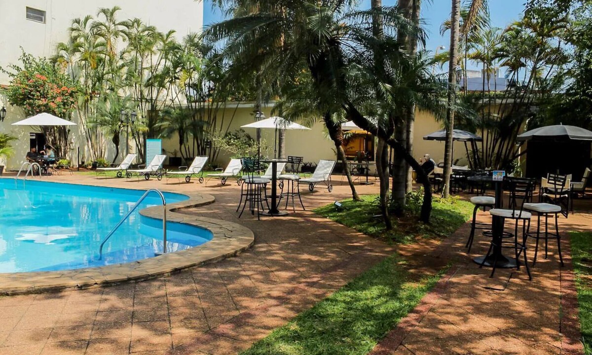 Catedral Hotel | Downtown Asunción w/Kids Pool, Gym Access & Prime Location by Plaza & Museums
