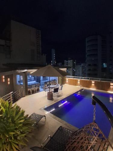 Centro Apartment | Duplex com laser privativo - piscina, sala de jogos, área de churrasqueira