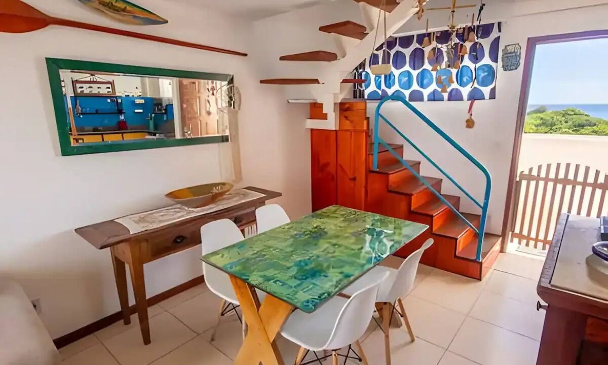 Praia Grande Condo | Duplex Praiano com Vista Incrível da Praia Grande