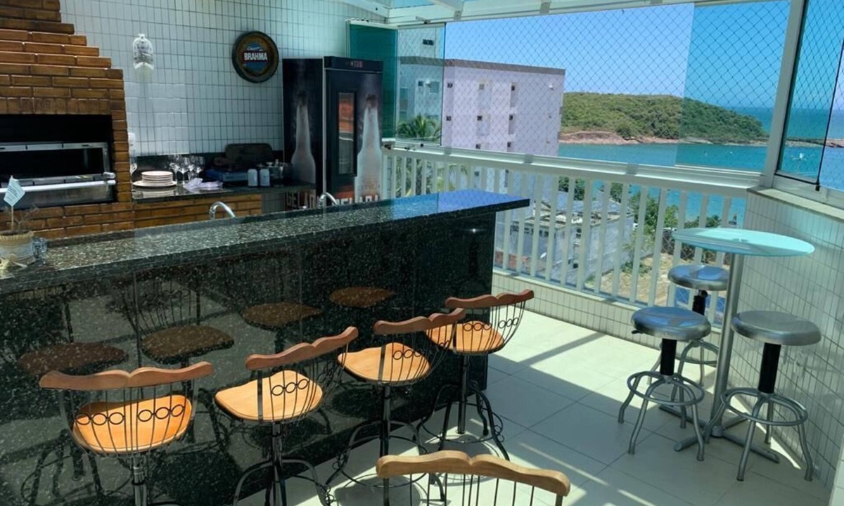 Enseada Azul Apartment | Duplex Penthouse with View of Bacutia Beach, with Jacuzzi, 3 Parking Spaces