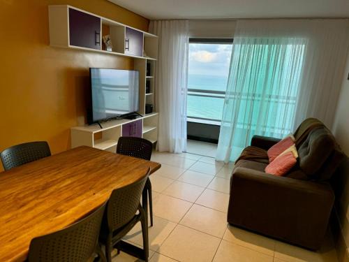 Ponta Negra Apartment | Edy hospedagens - Duna Barcane 1801 com vista para o mar