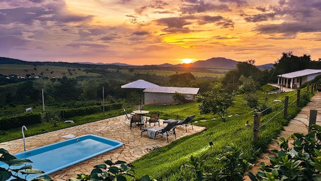 Pirenopolis House | Estância do Sol com piscina e vista panorâmica