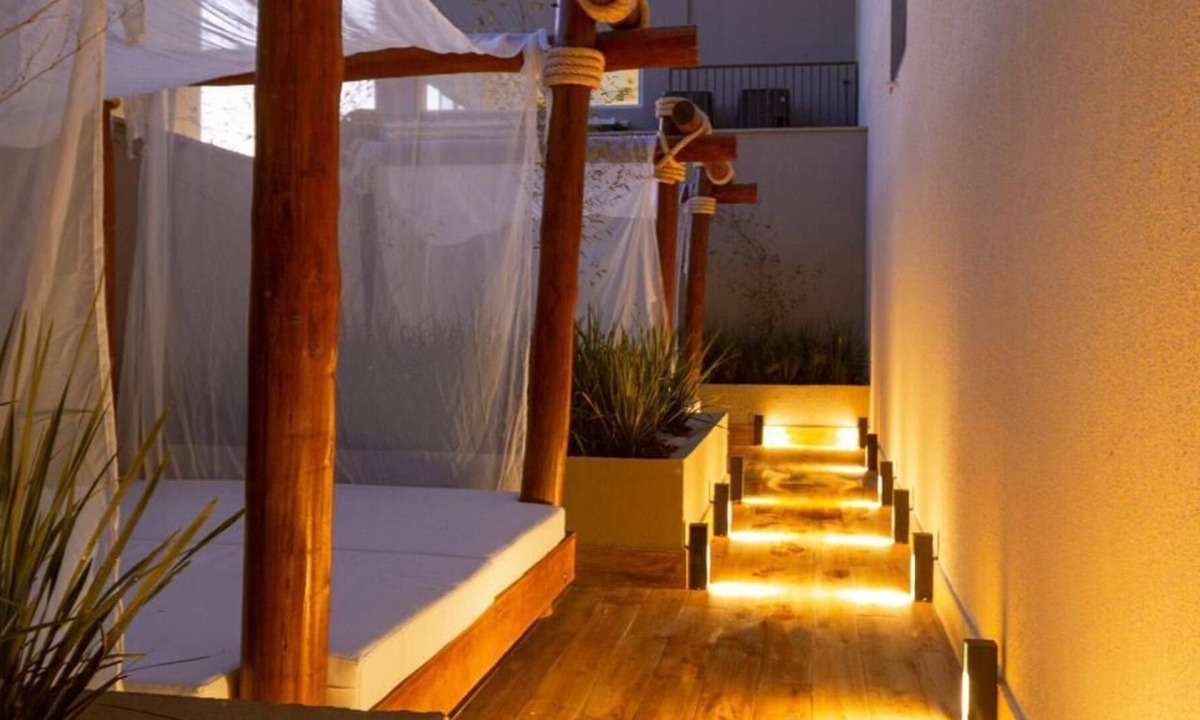 Bandeirantes Apartment | Evian Thermas: 2 en-suite bedrooms, living room with sofa bed, kitchen.