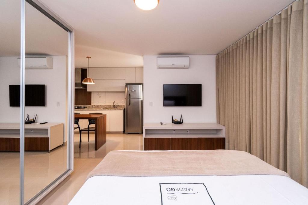 Setor Bueno Apartment | Flat acolhedor no Setor Bueno - Edifício The Expression - WI-fi - Garagem - TH1606