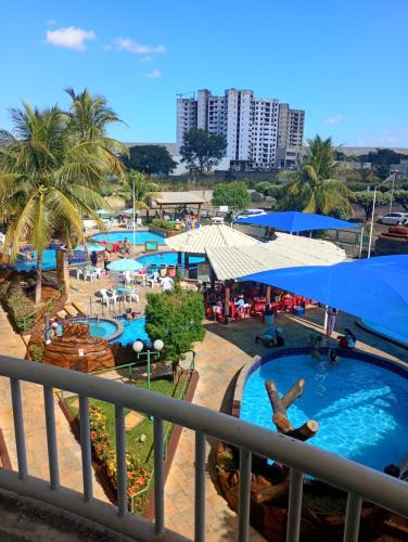 J Jeriquara Apartment | Flat com varanda no Thermas Place