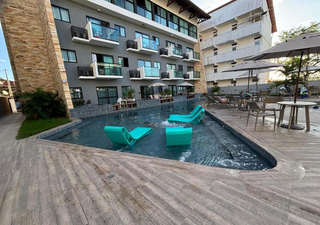 Porto de Galinhas Apartment | Flat completo a 7 min da praia e centro, wi-fi e piscina estilo resort