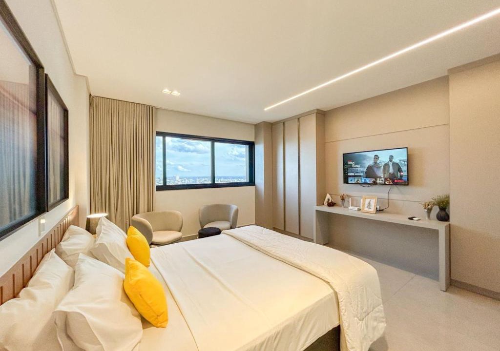 Jardim dos Estados Apartment | Flat de Luxo c/Quarto Privativo 21º Andar Vertigo