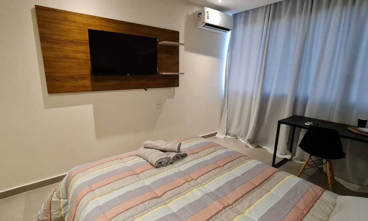 Parque Leopoldina Hotel | Flat Encantador E-suítes Atlântica Campos 208a