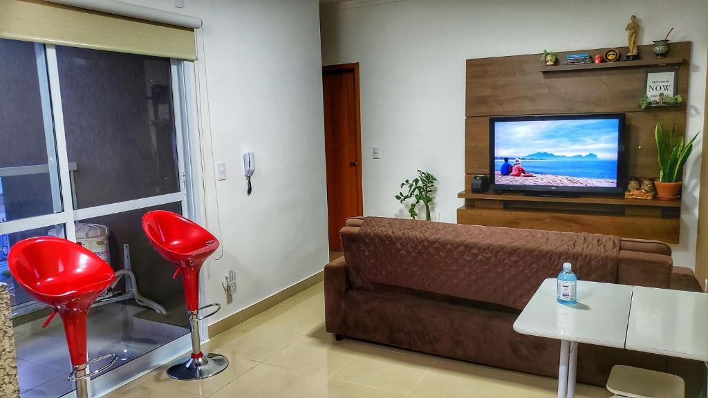 Sao Carlos Apartment | FRODO-APTO 2 dorm, wifi, ar cond suite, vaga garagem