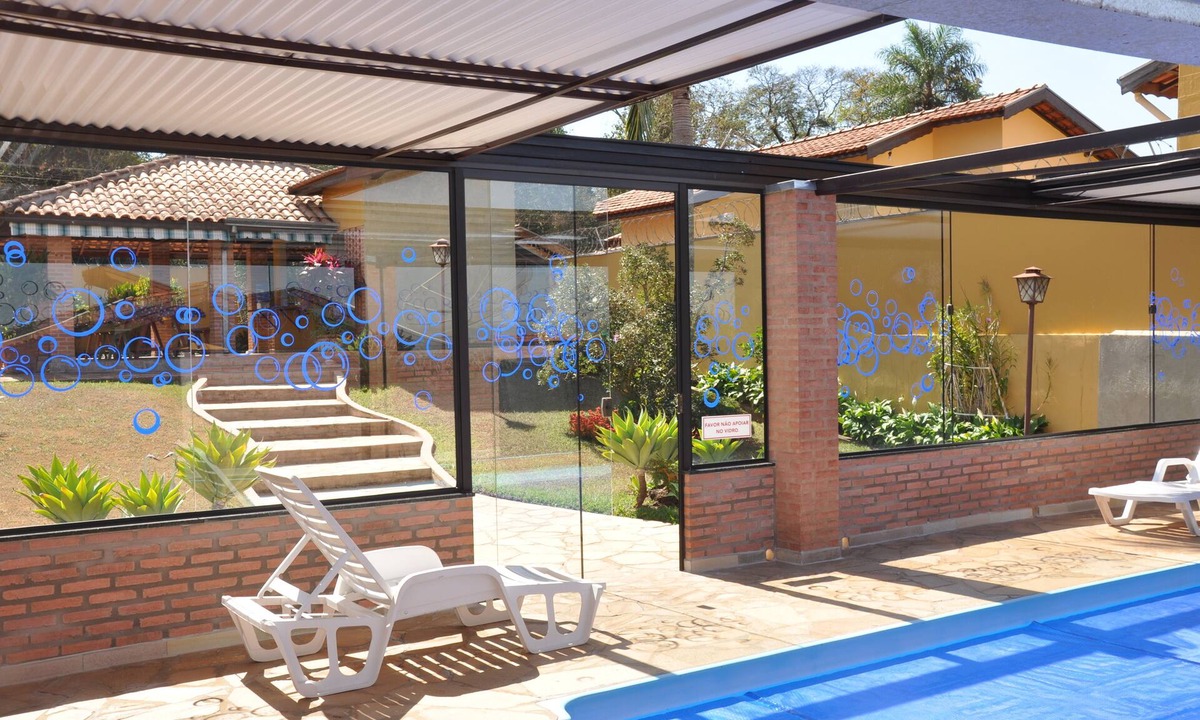 Brotas House | House with heated pool and retractable ceiling for lodging in Brotas.