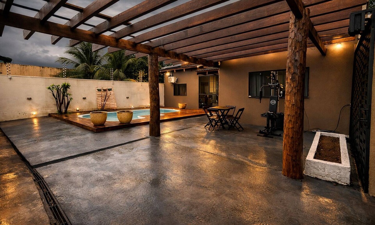 Nova Mutum House | House with pool and gourmet area.