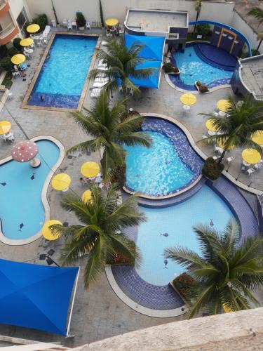 Do Turista Apartment | Jardins das Thermas - Caldas Novas Vista para piscina