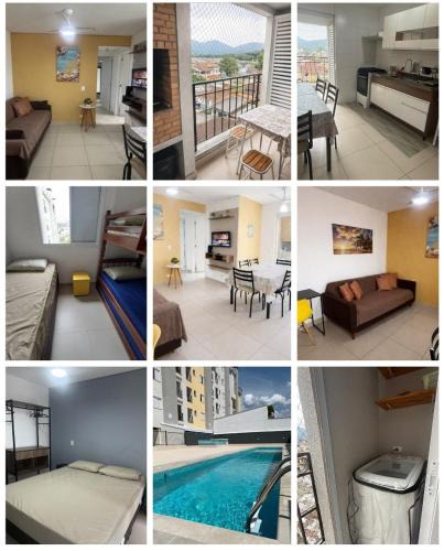 Umuarama Apartment | Jathy - centro, Varanda Gourmet, ar condicionado, Piscina e Wi-Fi