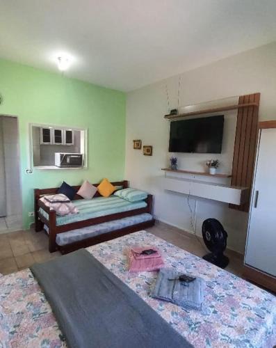 Sao Vicente Apartment | Kitnet 4 Pessoas - Sem Garegam Próximo à Av Principal e Praia