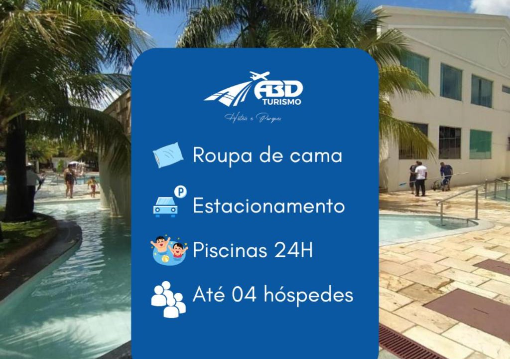 Jardim Paraiso Apartment | LACQUA dIROMA, MAIS PARQUE ACQUATICO COM PISCINA DE ONDAS, INCLUSO UM DIA NA LAGOA ECOPRAIA
