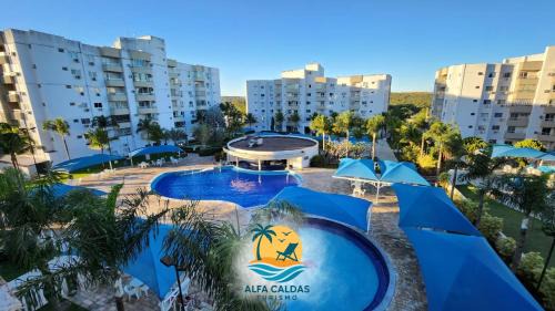 Setor Lagoa Quente Apartment | Lagoa Quente Flat Service - 205-B - Caldas Novas GO