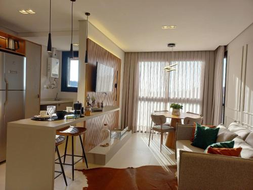 Gramado City Centre Apartment | LEEV 503 Cozy, one block from Rua Coberta