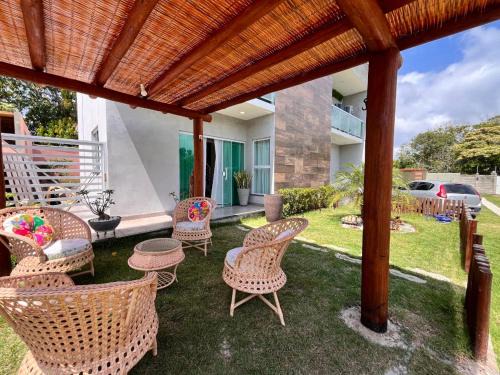 Barra do Jacuipe House | Linda casa duplex aconchegante e familiar