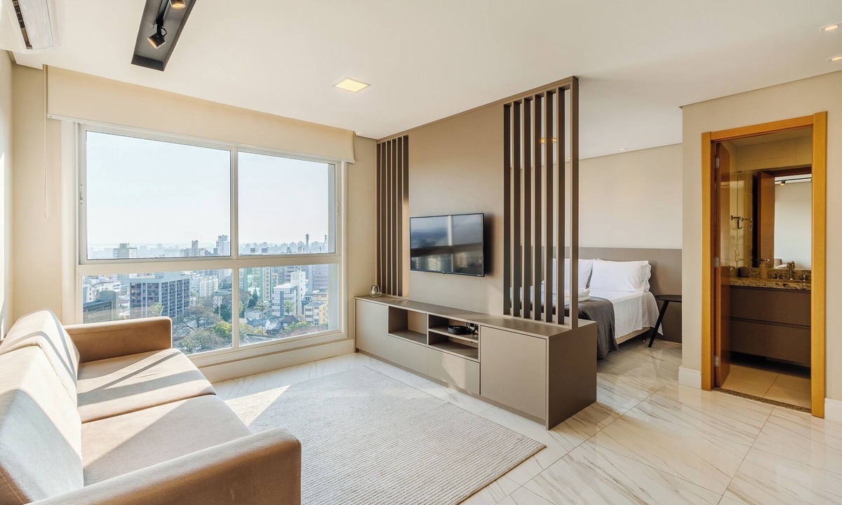 Petropolis Apartment | Loft de luxo com Garagem no Petrópolis AHO1402