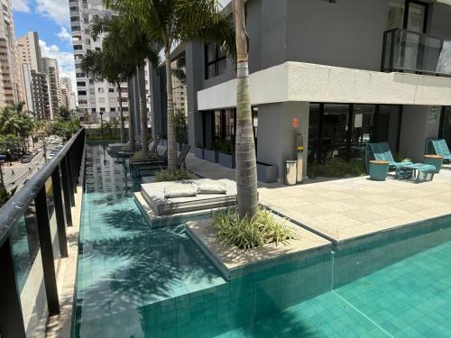 Setor Bueno Apartment | Luxo e Aconchego 1Qt Com Sacada GY03 proximo Vaca Brava