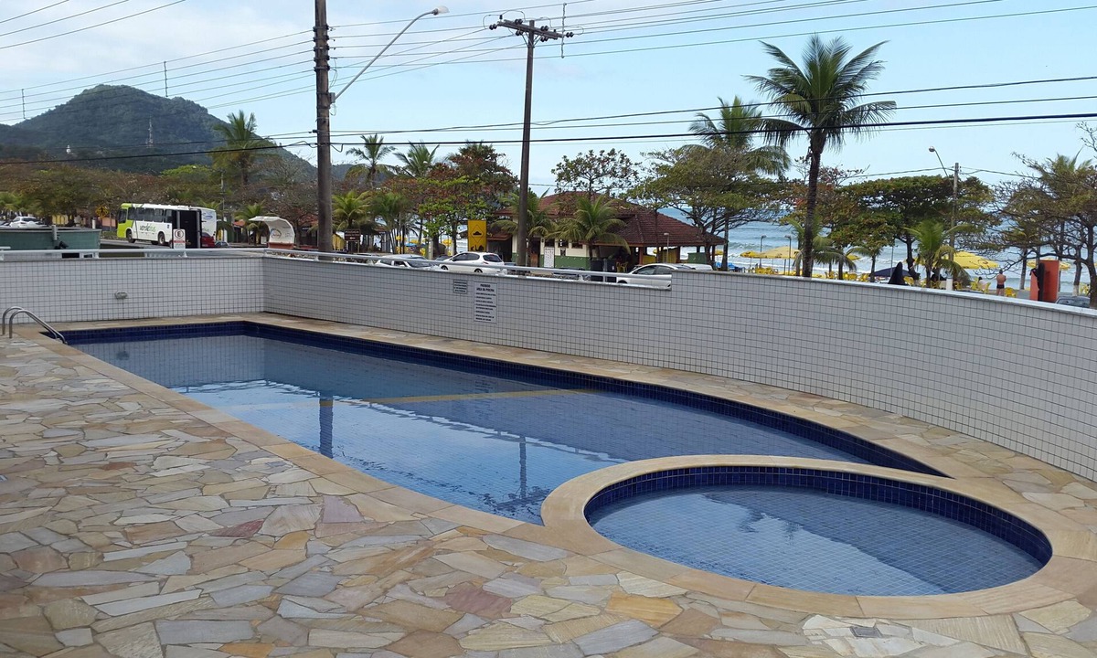 Praia Grande Apartment | Luxury apartment directly facing the sea.