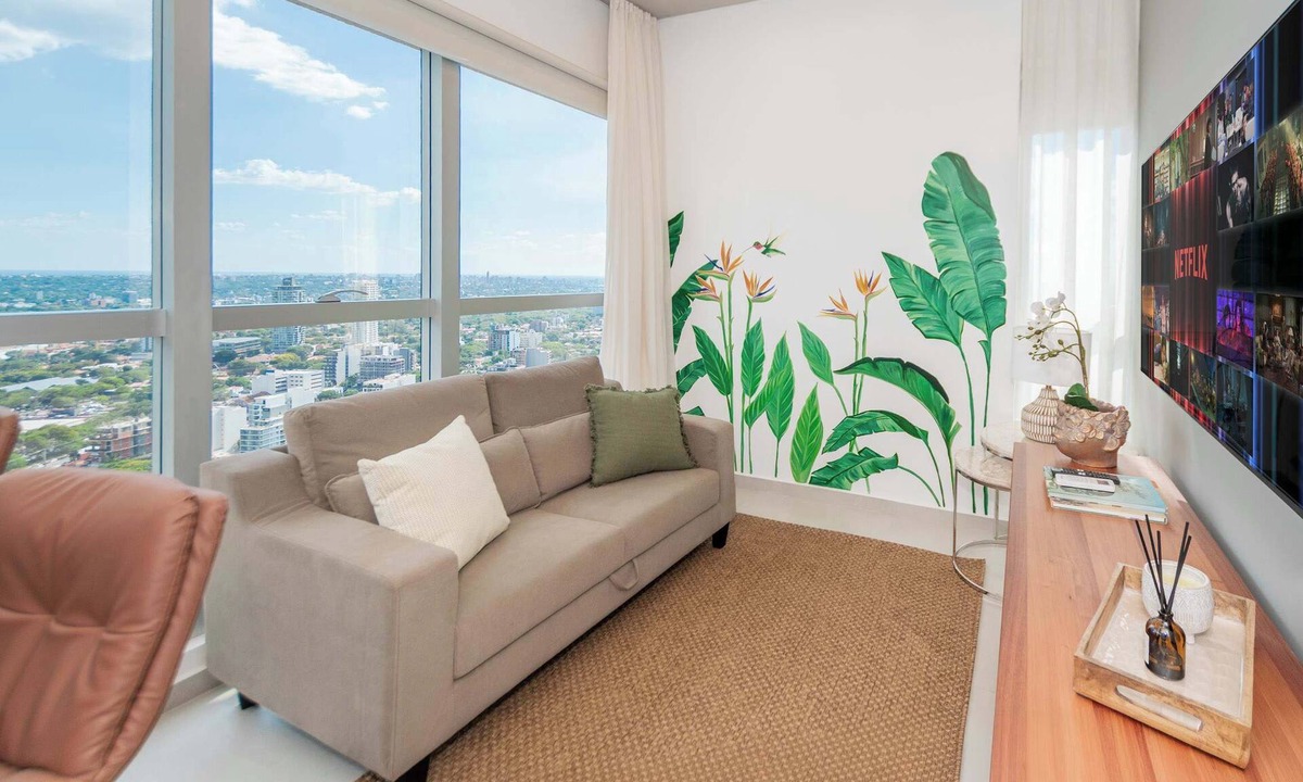 Asuncion Apartment | Modern 1BR in Petra Tower, Skyline Views & Pool