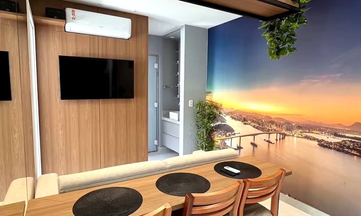 Praia de Itaparica Apartment | Modern apartment with sea view.