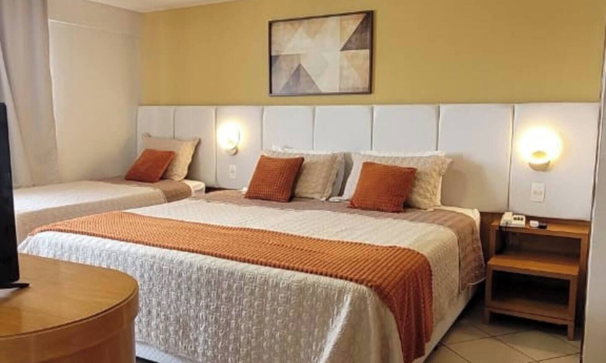 Ponta Negra Apartment | NATAL PLAZA - FLAT - 13th floor with sea view (Balcony and kitchen)
