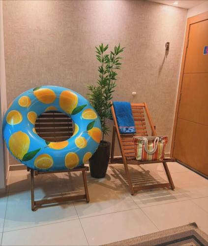 Pium Apartment | O melhor da Praia - Ap 2qt, térreo, varanda, climatizado