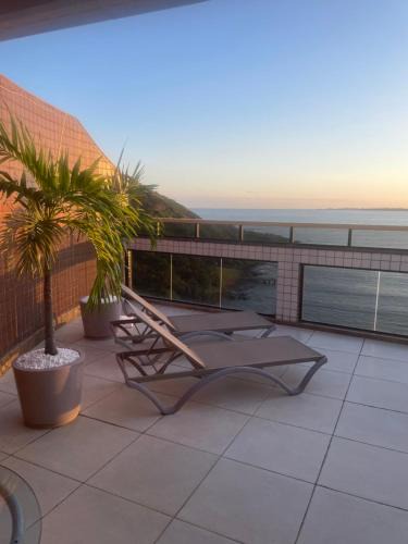Praia do Morro Apartment | Paraíso à vista Cobertura Linear Canto Nobre