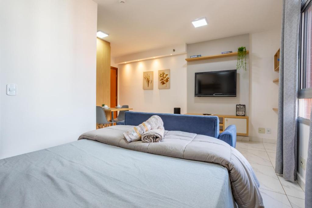 Guara Apartment | Park Studio C 414 - Garagem, Academia, Sauna - 12 min da Esplanada - By Hospede Fácil