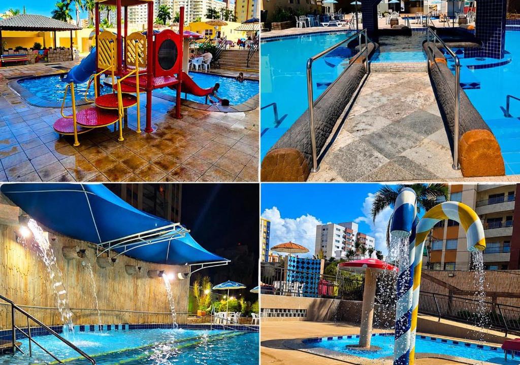 Do Turista Apartment | Parque Aquático termal centro Turista 1 Flat para 6 mais garagem grátis