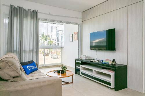 Campeche Sul Apartment | Passos do Mar: with pool and barbecue grill