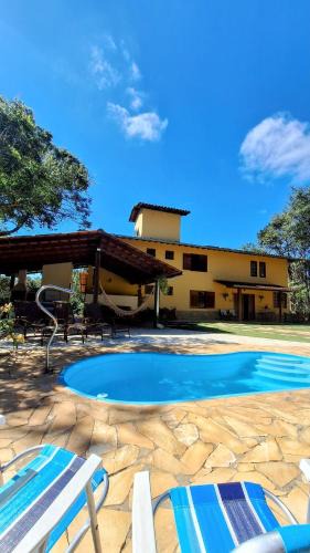 Sao Sebastiao das Aguas Claras House | Piscina Aquecida, 5 Suítes, Lareira e Trilha até o Ribeirão