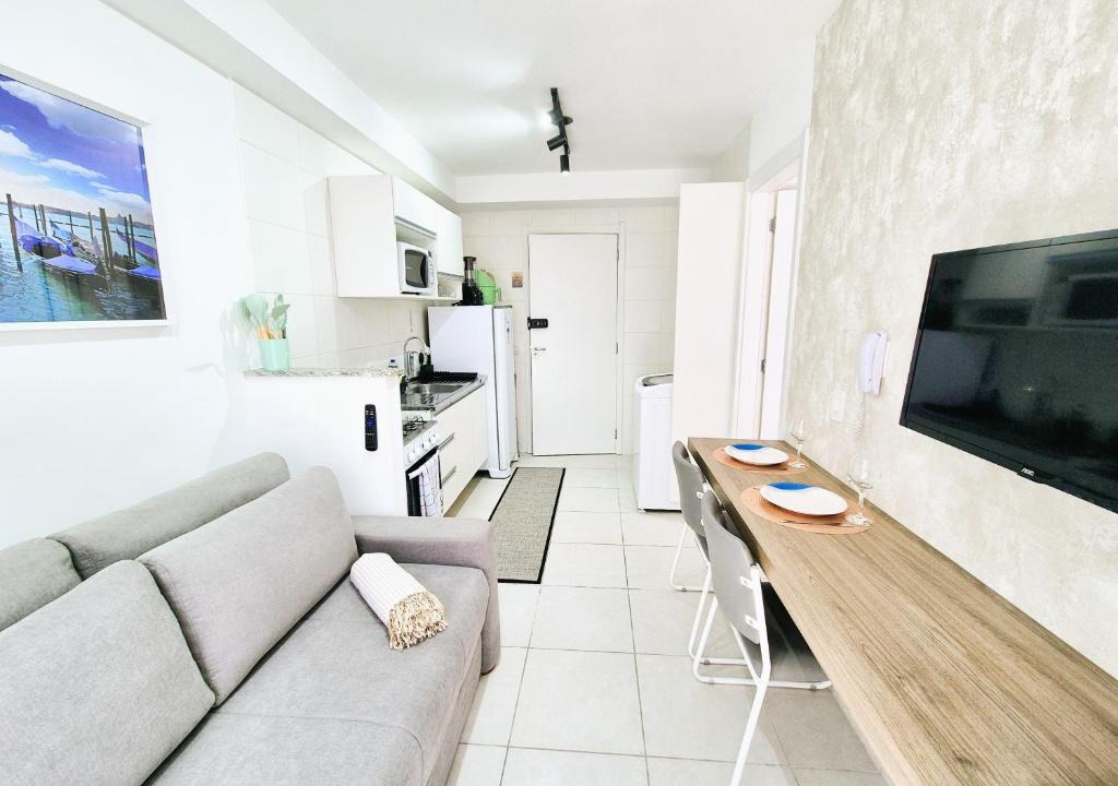 Panamby Apartment | PJ182 - Apê Prático com Cozinha e Ótima Localização