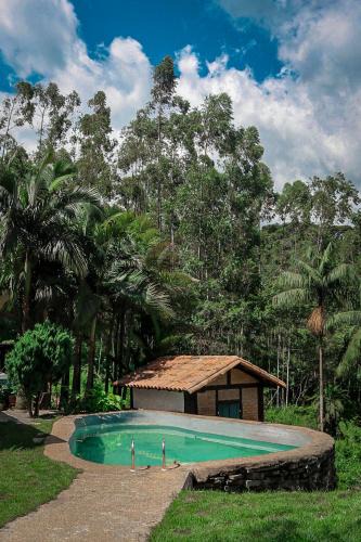 Castelo House | Pousada na Cervejaria Altezza - vista para Pedra Azul