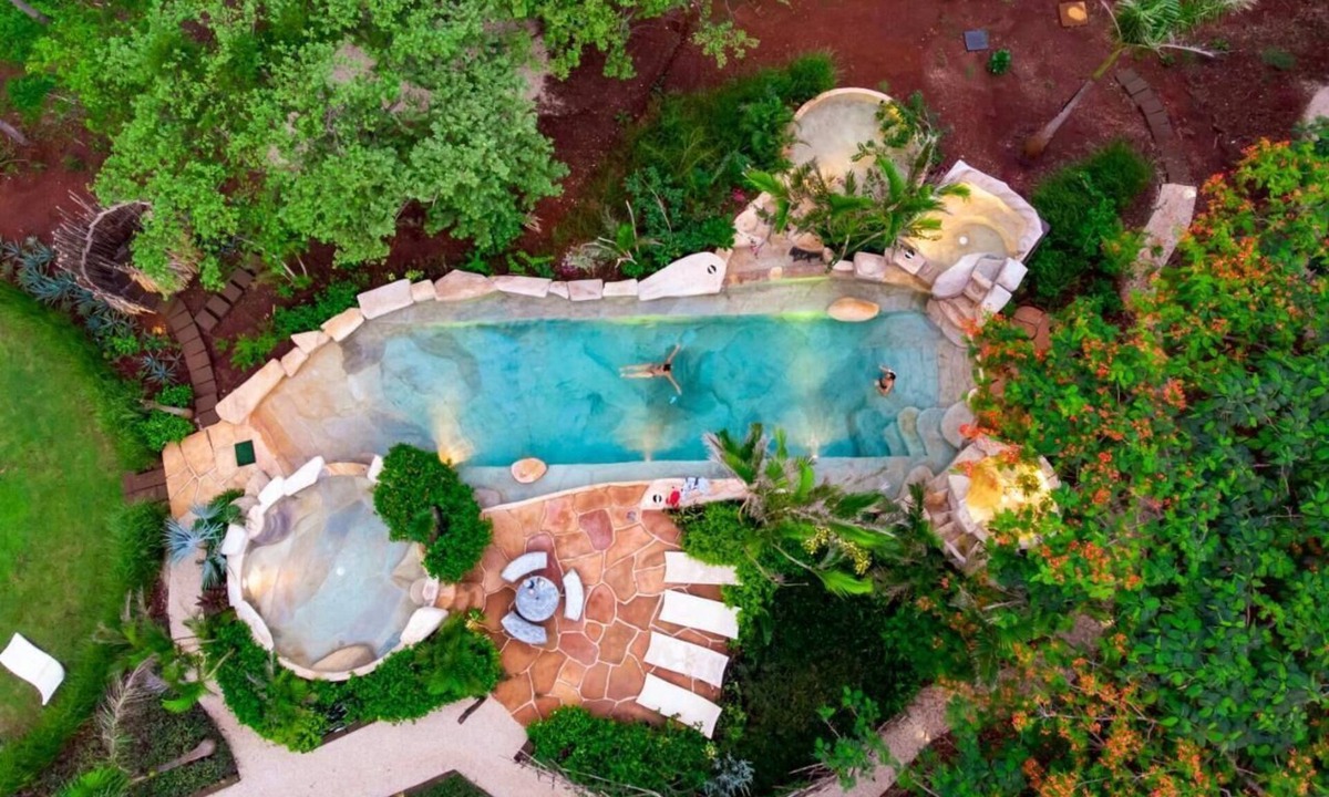 Los Pargos Villa | Private Tropical Lodge Pool Yoga Shala Chef Sleeps 25 Playa Negra