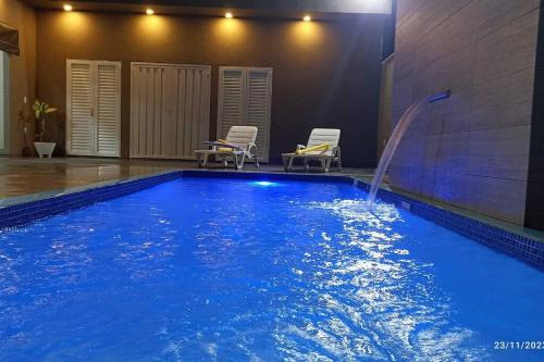 Olimpia House | Recanto Matheus, Casa confortável com estacionamento, wi-fi e piscina aquecida - Olímpia SP