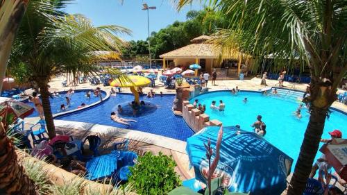 Caldas Novas Apartment | Resort Golden Dolphin Grand Hotel 517 - com roupa de cama e banho