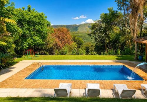 Parque Jardim Amanda House | Sítio com piscina e vista em Macacos - Nova Lima