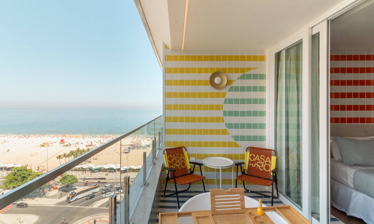 Copacabana Apartment | Sea View and Balcony with Bathtub | Q21