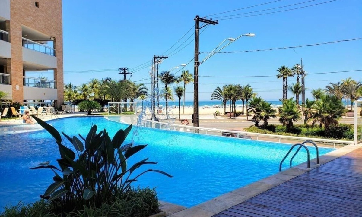 Guilhermina Apartment | Seafront 18th floor /2 suites /2 spaces /Ilha Resort /Leisure available.