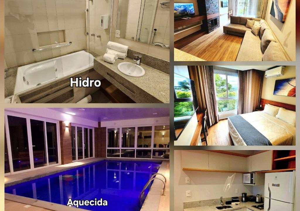 Canela Apartment | Serra Prime Flat -Hidro -Piscina Aquecida - Canela
