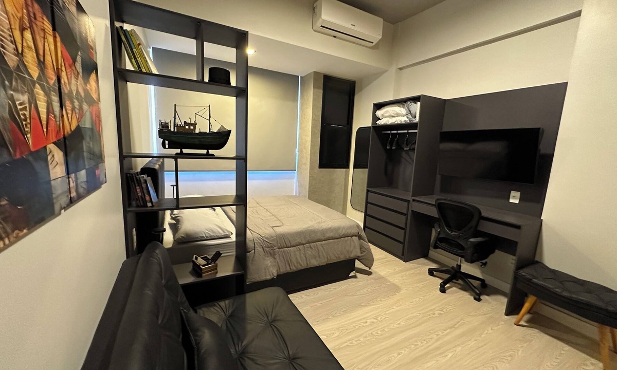 Coroa do Meio Apartment | Smart Rio Residence – River-Ocean View | Nearby RioMar Shopping Mall