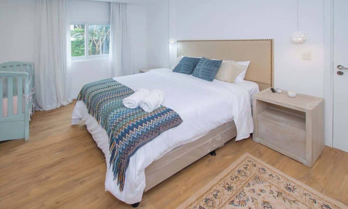 Asuncion Apartment | Spacious 2BR Apt with Crib and Office Walk to Malls
