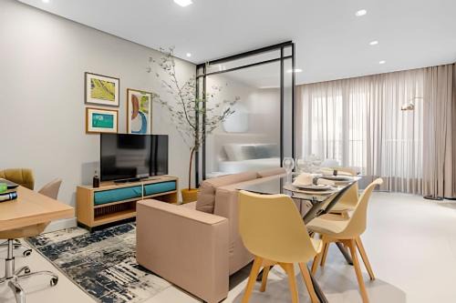 Centro Apartment | Studio 2 Ed. Milano Com Sacada Anexo Pátio Milano
