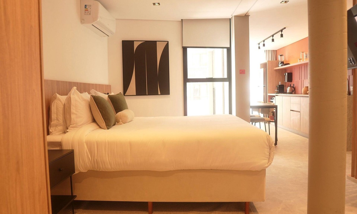 Centro Apartment | Studio 2 pessoas 36m² - Wi-Fi Rapido e Estacao de Trabalho